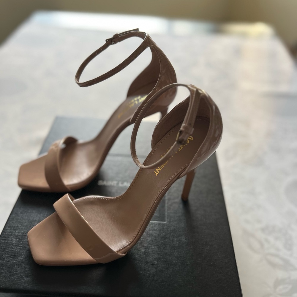 Saint Laurent Beige Women's Heels - Picture 5 of 16
